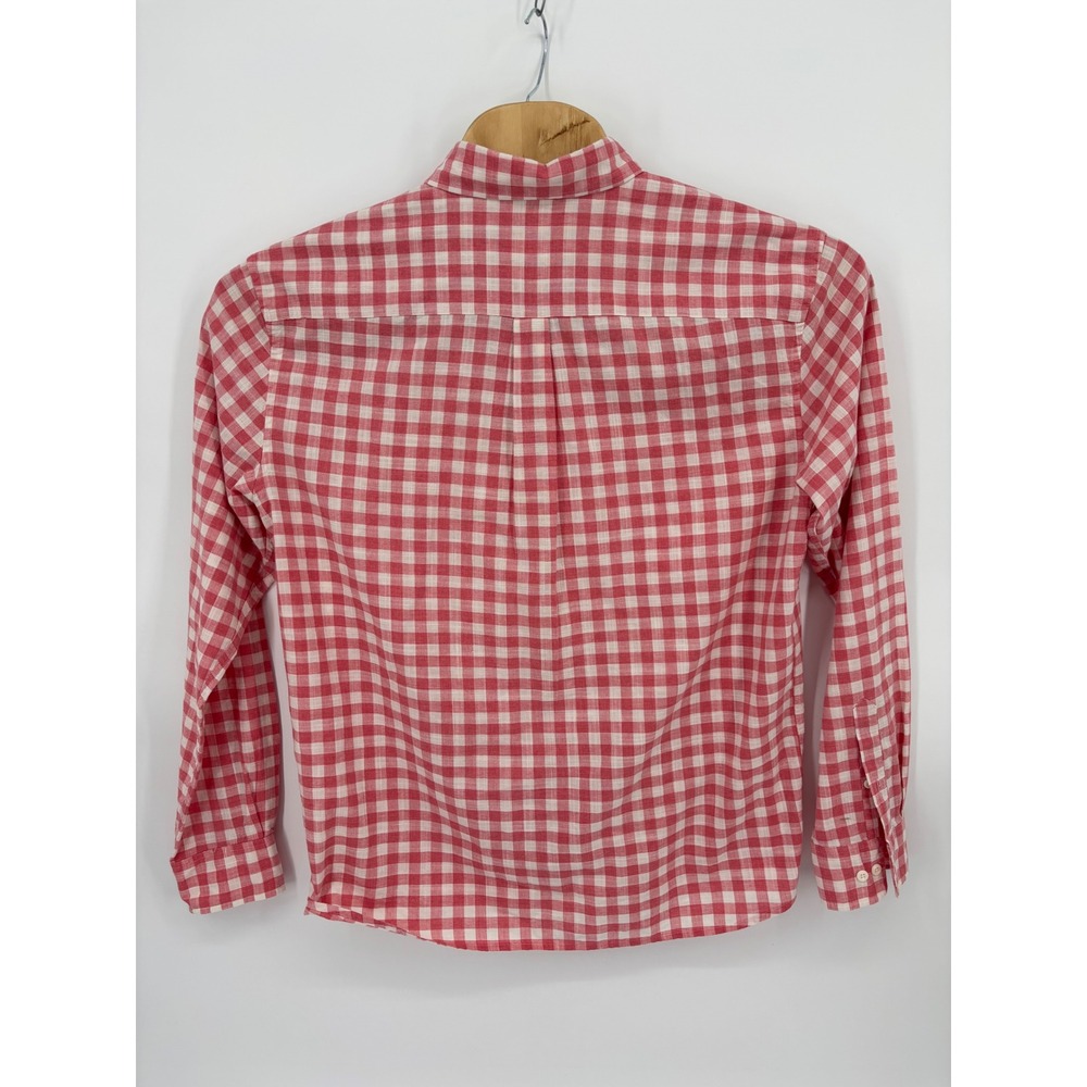 johnnie-O Hangin Out Mens Large Red White Gingham Button Down Shirt JMWL3140 - Picture 10 of 11